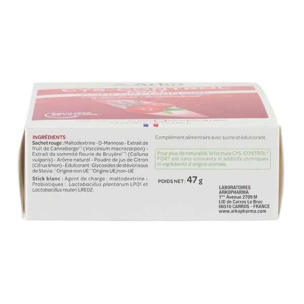 Arkopharma Cys Control Fort sachets