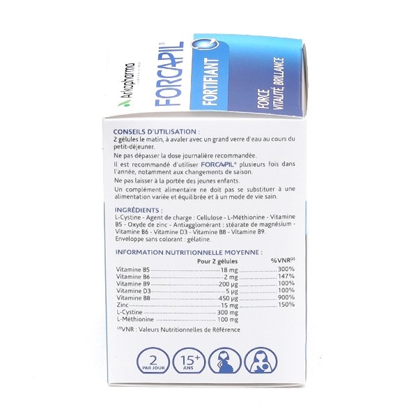 Forcapil fortifiant gélules