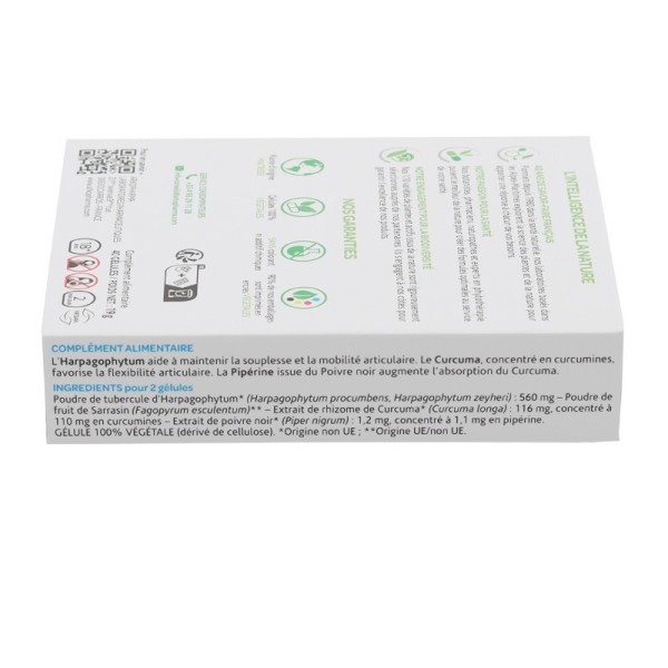 Arkogélules Harpagophytum Curcuma et Pipérine gélules