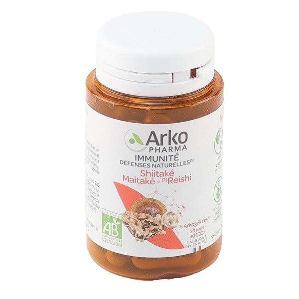 Arkogélules Shiitaké Maitaké Reishi gélules Bio