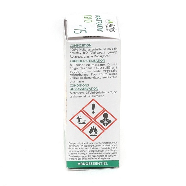 Arkopharma Huile essentielle de Katrafay Bio n°15