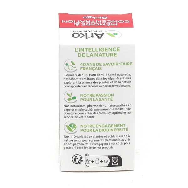 Arkogélules ginkgo bio gélules
