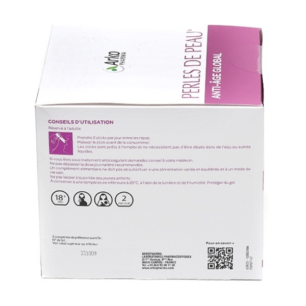 Perles de peau Anti âge global sticks