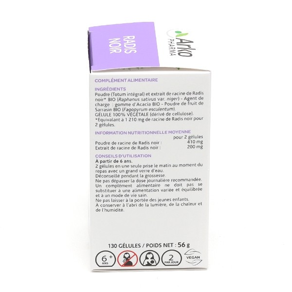 Arkogélules Radis noir Bio gélules
