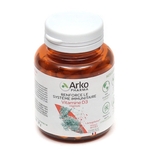 Arkogélules Vitamine D3 Végétale gélules