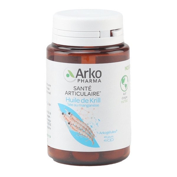 Arkogélules huile de Krill manganèse gélules
