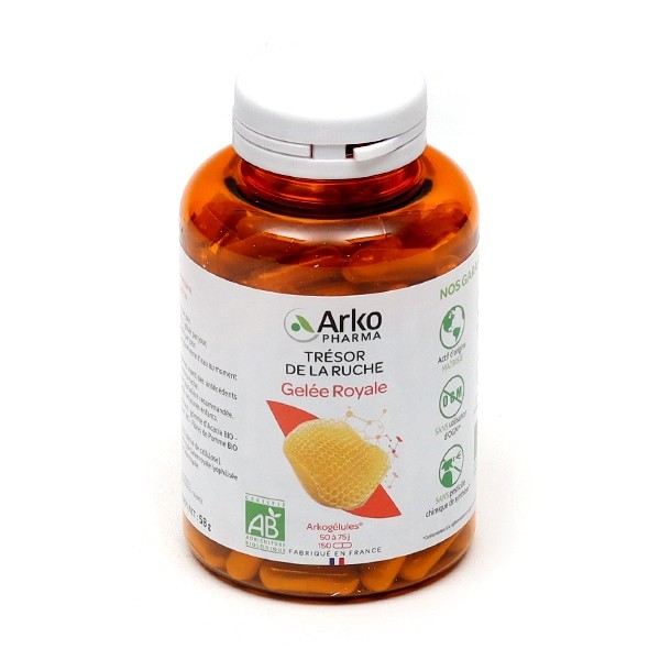 Arkogélules gelée royale Bio gélules