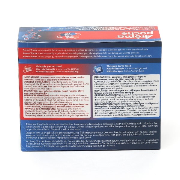 Arôma poche chaud/froid coussin thermique