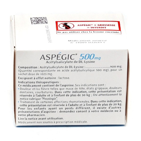 Aspégic 500 mg sachet