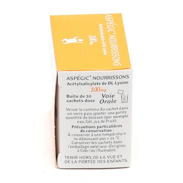 Aspégic 100 mg nourrisson sachet