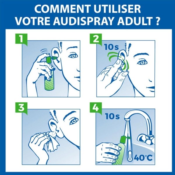 Audispray adulte spray auriculaire