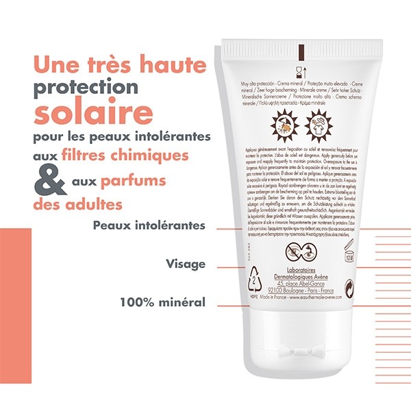 Avène crème minérale solaire SPF 50+