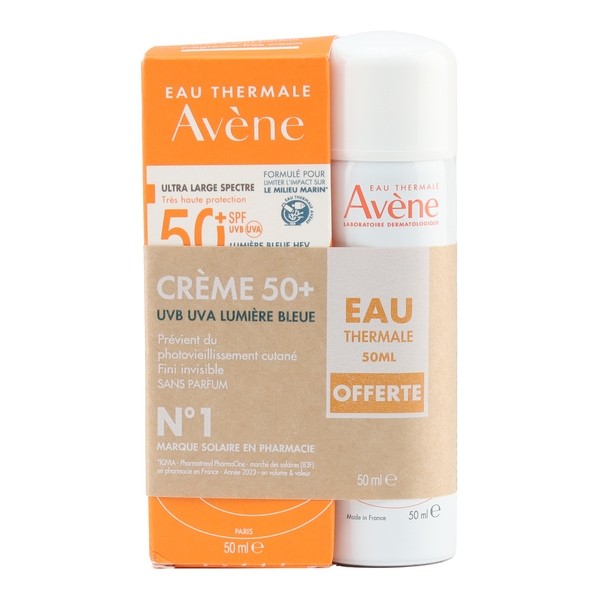 Avène crème solaire sans parfum SPF 50+