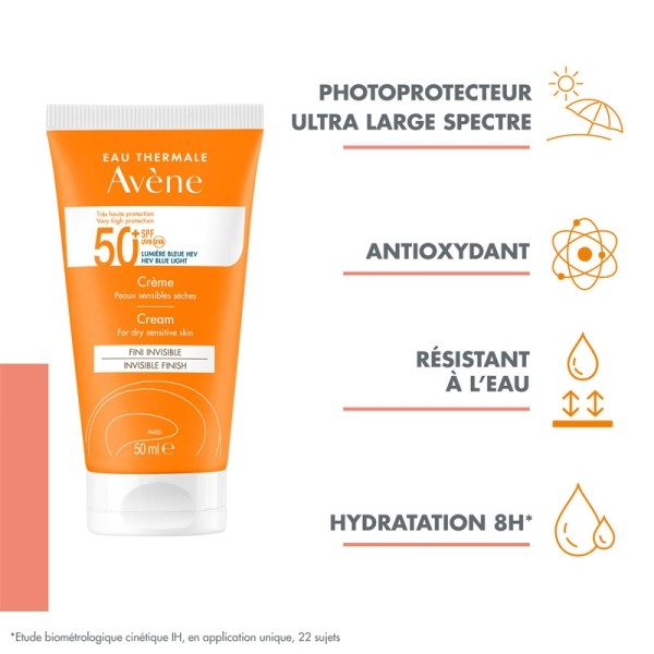 Avène crème solaire SPF 50+