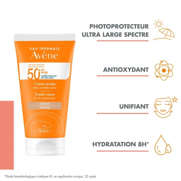 Avène crème solaire teintée SPF 50+