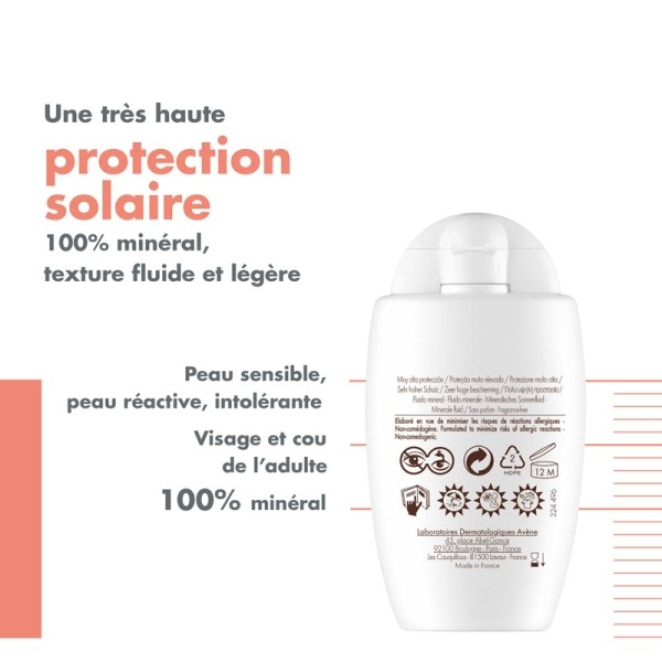 Avène fluide solaire minéral SPF 50+