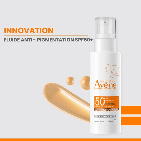 Avène fluide solaire teinté anti pigmentation SPF 50+