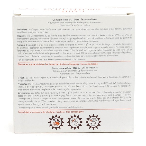 Avène Solaire Crème compacte teintée SPF 50