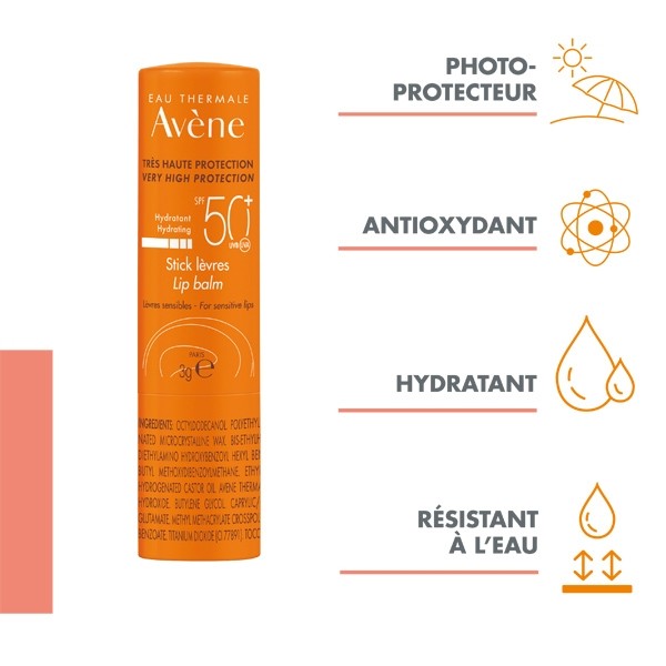 Avène Stick lèvres solaire SPF 50+