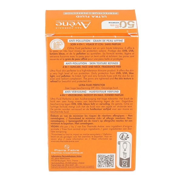 Avène Fluide solaire Perfecteur Teinté SPF 50+