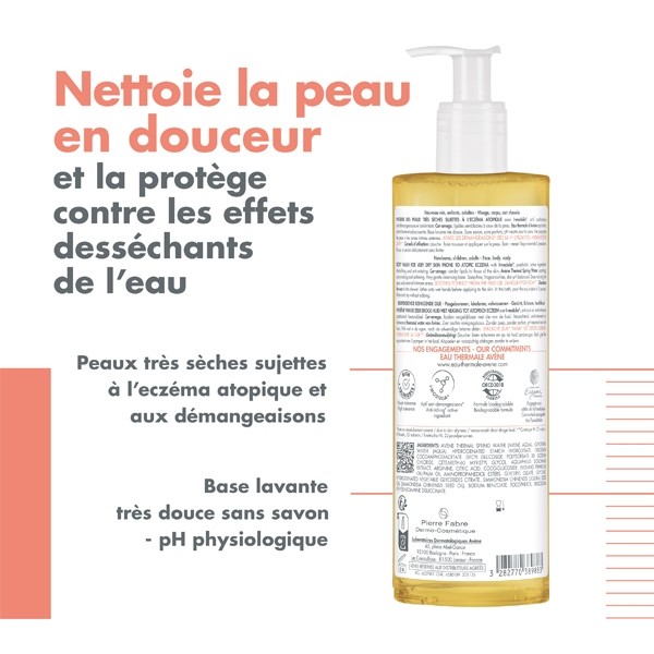 Avène XeraCalm AD huile lavante relipidante