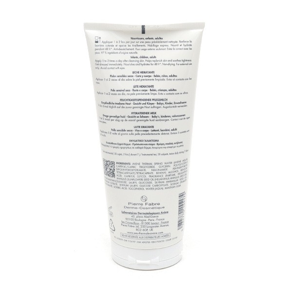 Avène Xeracalm Nutrition lait hydratant