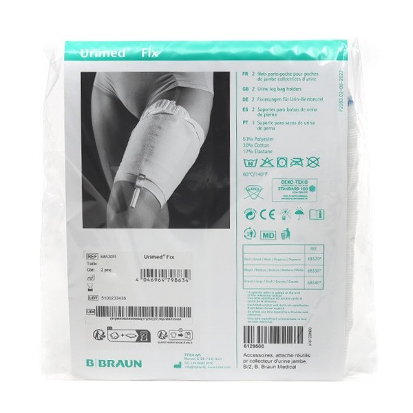 B Braun Urimed Fix porte-poche ambulatoire par 2