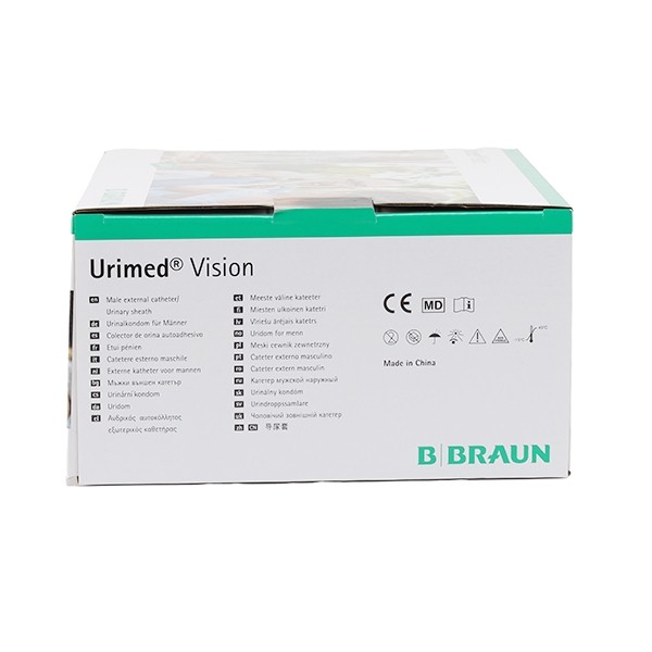 B Braun Urimed Vision Étuis péniens auto-adhésifs x30