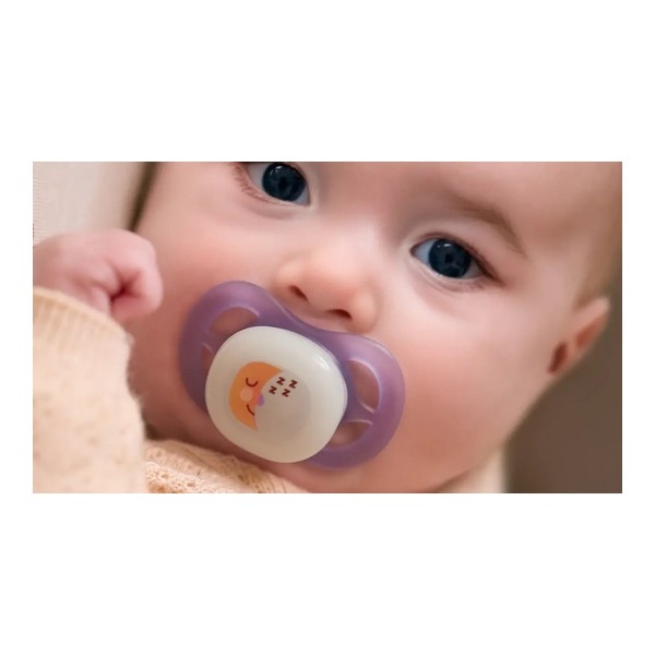 Avent Ultra Air sucette symétrique Nuit 0-2 mois