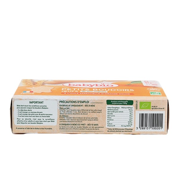 Babybio boudoirs oeufs bébé