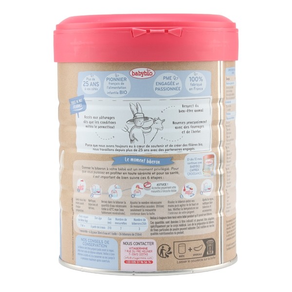 Babybio Caprea Lait de chèvre 2e âge bio