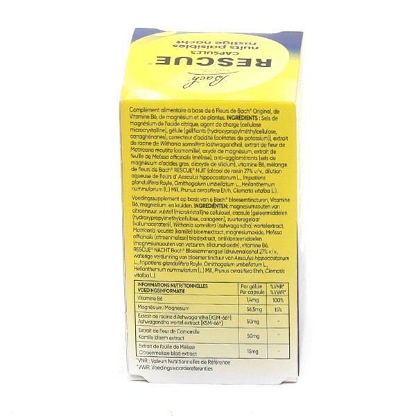 Fleurs de Bach Rescue Nuits paisibles capsules