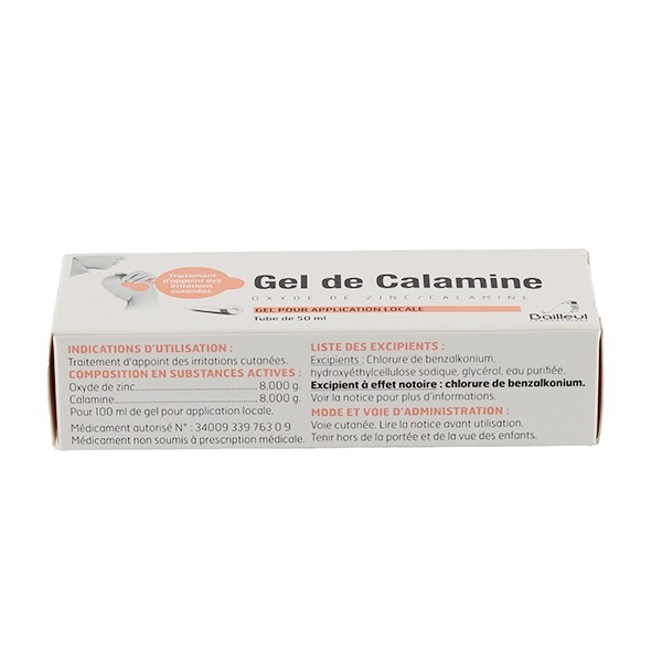 Gel de Calamine