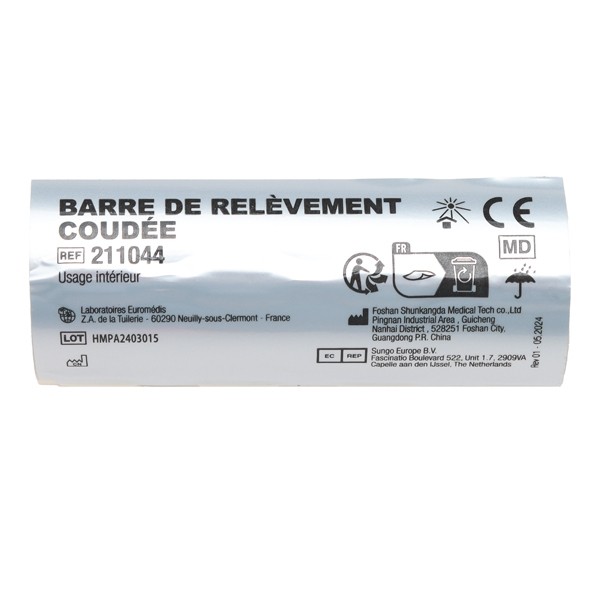 Barre de relèvement coudée