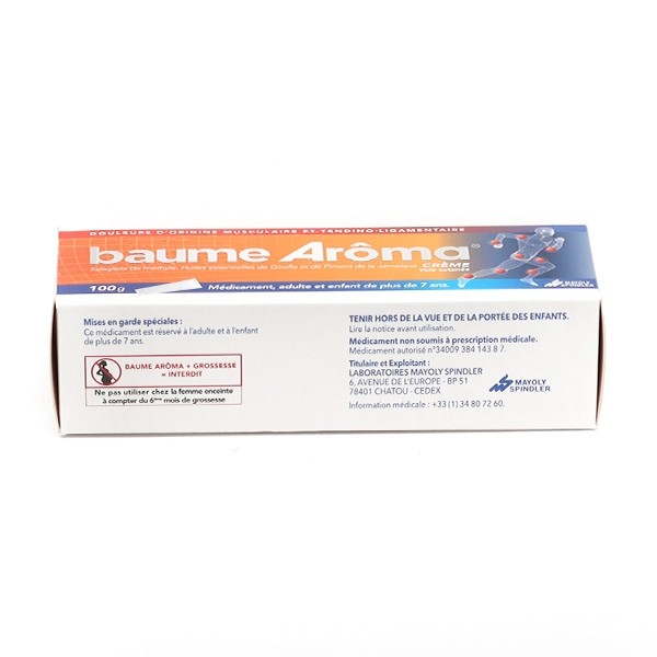 Baume Aroma crème chauffante