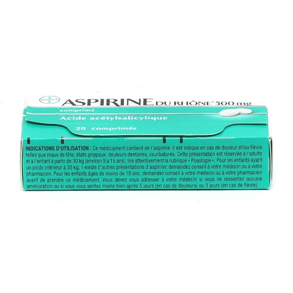 Aspirine du Rhône 500 mg comprimé