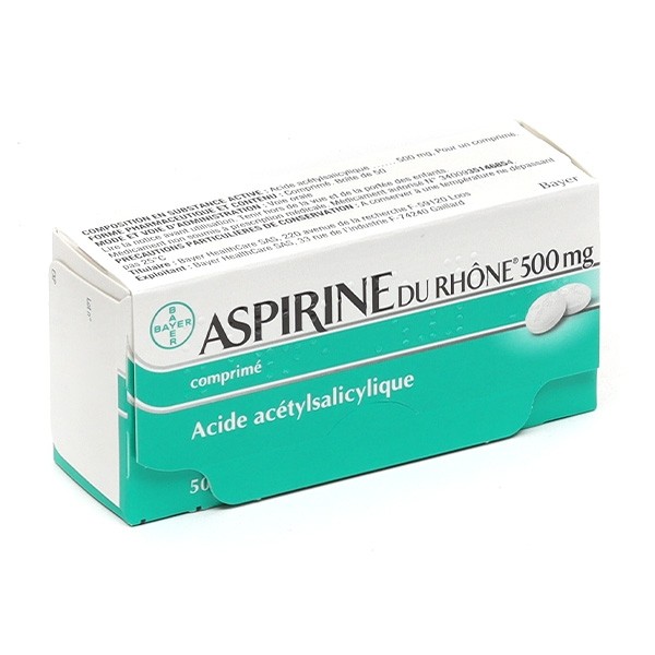 Aspirine du Rhône 500 mg comprimé