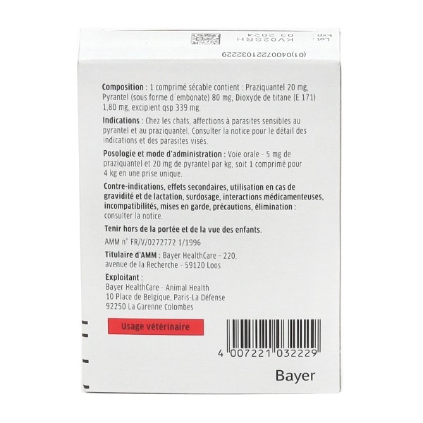 Drontal Chat comprimés