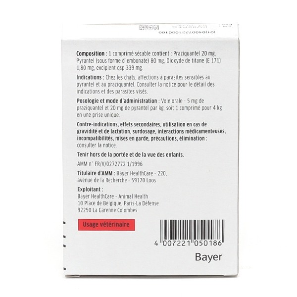 Drontal Chat comprimés