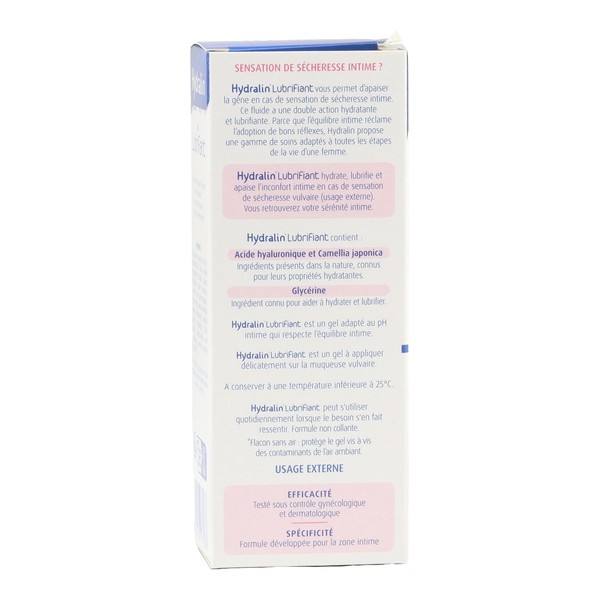 Hydralin gel lubrifiant hydratant