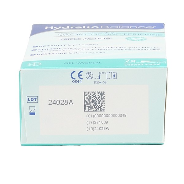 Hydralin Balance gel vaginal unidoses