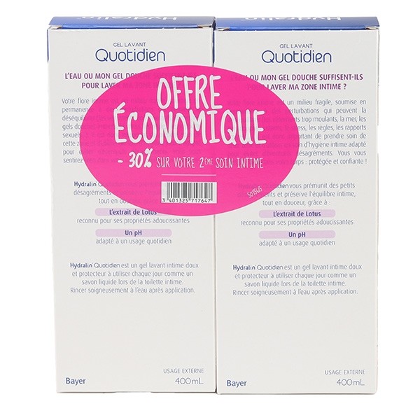 Hydralin Quotidien gel lavant intime