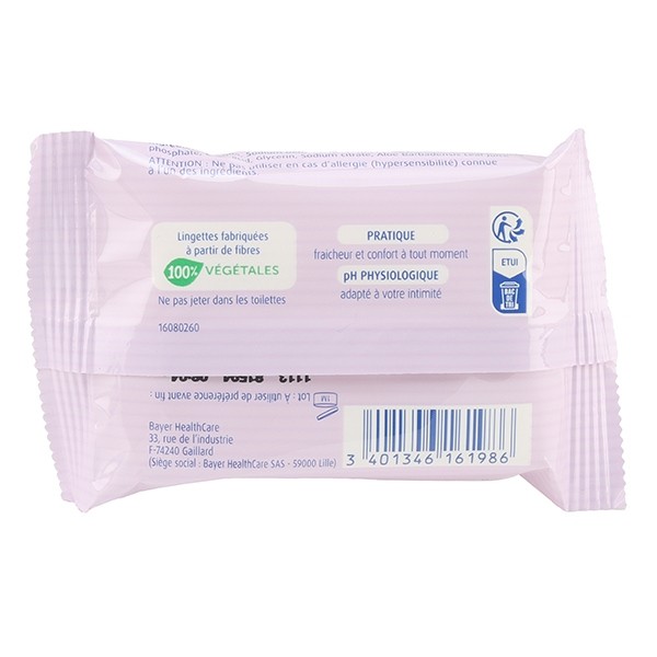 Hydralin Quotidien Lingettes intimes