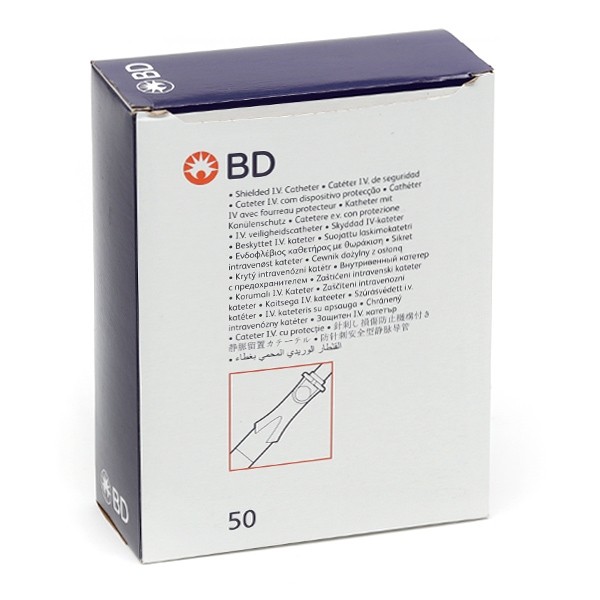 BD Insyte Autoguard Blood Control cathéter 50 unités