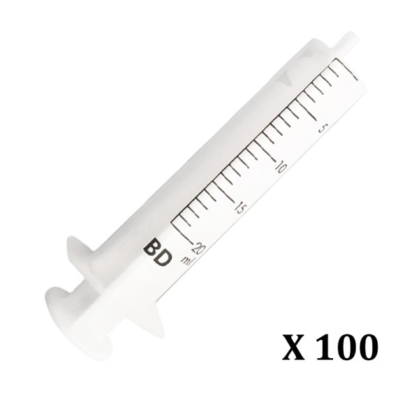 BD Discardit II seringue 2 pièces x100