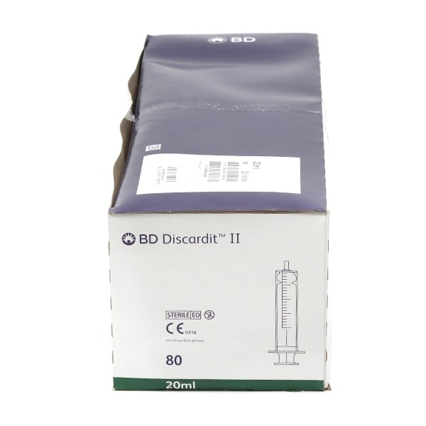 BD Discardit II seringue 2 pièces x100