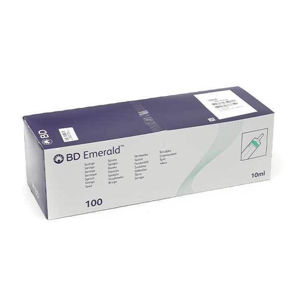 BD Emerald seringues 3 pièces x 100