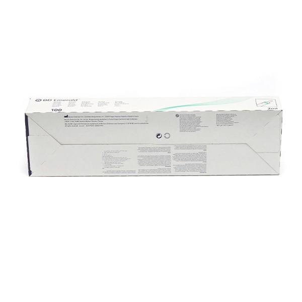 BD Emerald seringues 3 pièces x 100