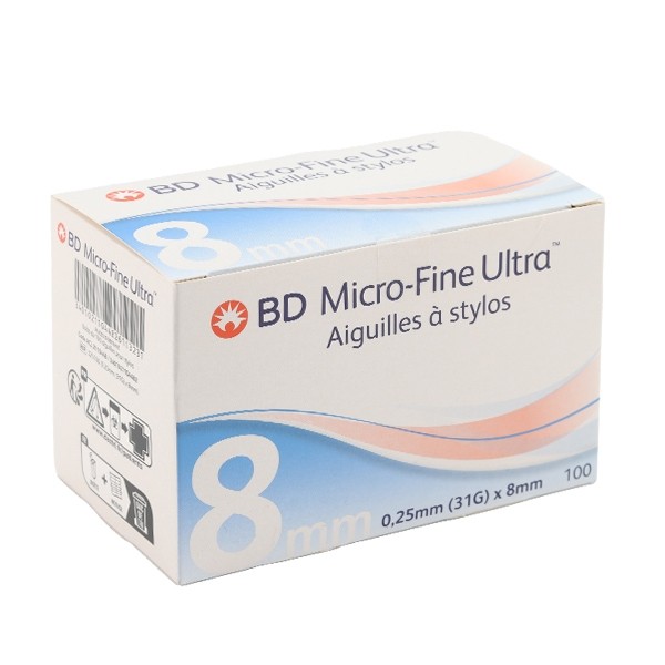 BD Micro Fine Ultra aiguille pour stylo à insuline x100