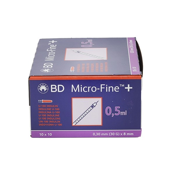 BD Microfine + Seringue à insuline 30 G